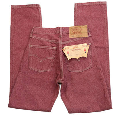 Vintage Levi’s 501 Deadstock Red Button Fly Jeans