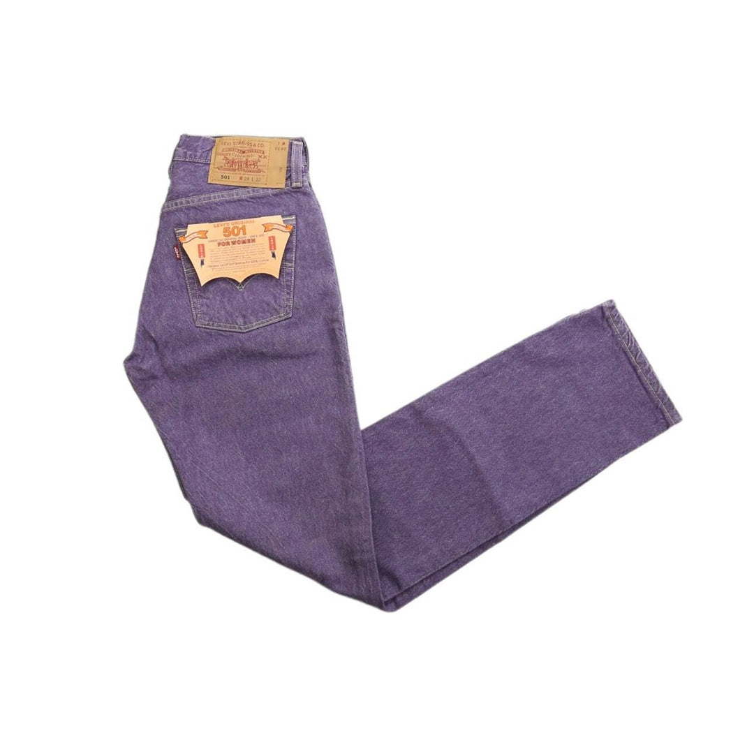 Vintage Levi s 501 Deadstock Purple Button Fly Jeans Denim For Days